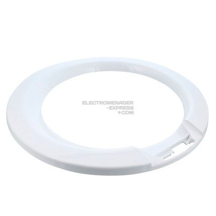 Cadre avant de hublot blanc pour lave-linge