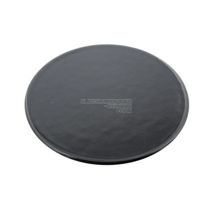 Chapeau de grand brûleur noir brillant pour table de cuisson