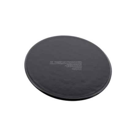 Chapeau de grand brûleur noir brillant pour table de cuisson