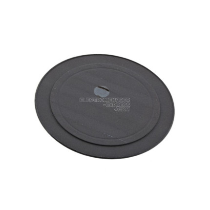 Chapeau de grand brûleur noir brillant pour table de cuisson