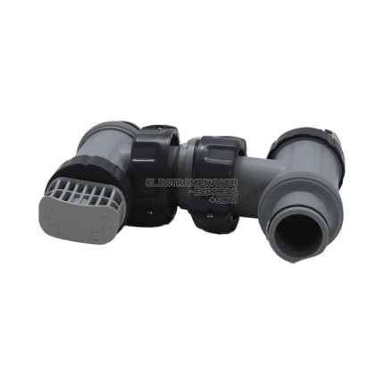 Charnière de porte fixe droite sur moufle