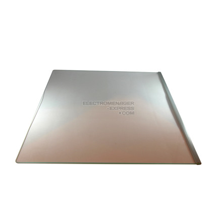 Clayette en verre + enjoliveur gris