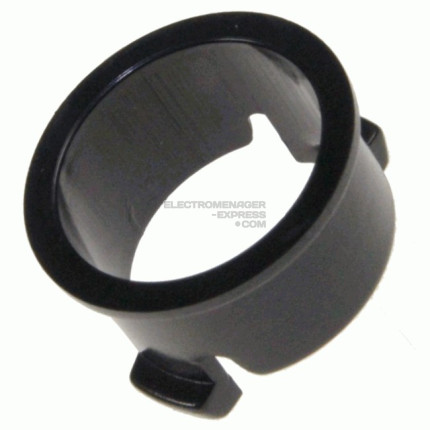 Collerette de bouton poussoir noir