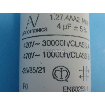Condensateur 4uf 2029c