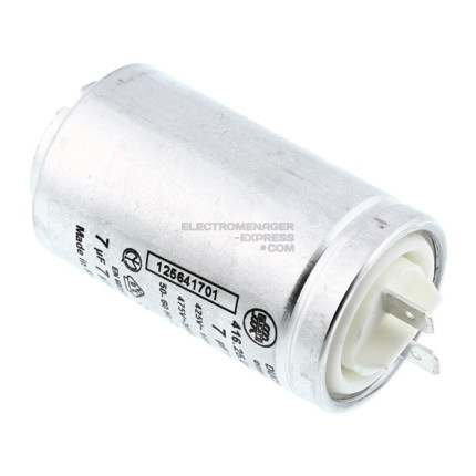 Condensateur de marche pour moteur de tambour de sèche-linge