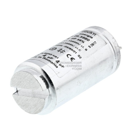 Condensateur de moteur pour lave-linge