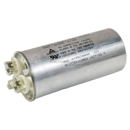 Condensateur électrique appliance film radial(dual)