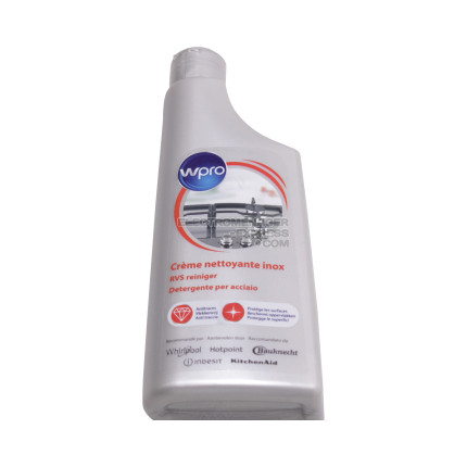 Crème nettoyante pour surfaces inox (250 ml)