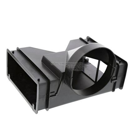 Déflecteur plastique noir
