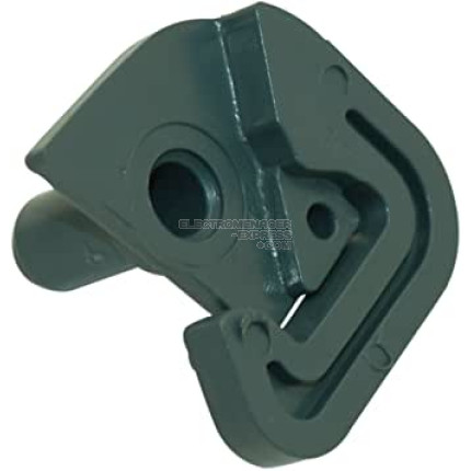 Douille gauche ferme porte gris 40