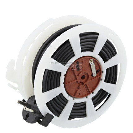 Enrouleur de câble avec câble d'alimentation pour aspirateur