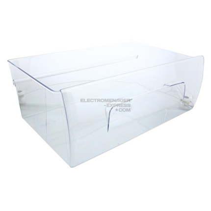 Ensemble bac à légumes transparent pour réfrigérateur - H : 184 mm