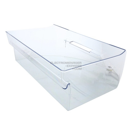 Ensemble bac à légumes transparent pour réfrigérateur - H : 184 mm