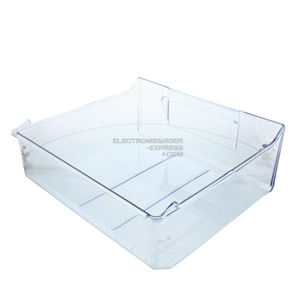 Ensemble tiroir supérieur transparent de congélateur - 402 x 157 mm