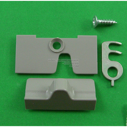 Fermeture de porte complète gris