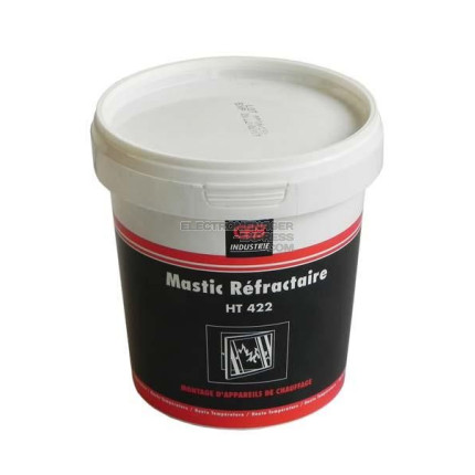Ht422 mastic réfractaire 1300° boîte de 1.2 kg