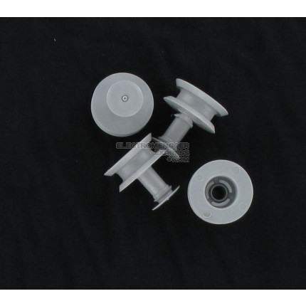 Jeu de 4 roulettes de panier supérieur (24x24x23mm)