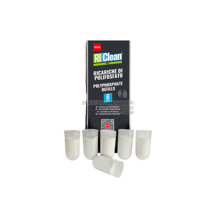 Kit 6 recharges polyphosphate anticorrosion chaudiere