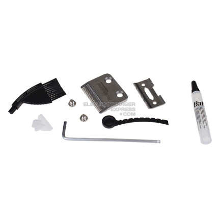 Kit couteaux + clé + vis + brosse et crochet de nettoyage