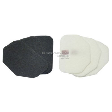 Kit de filtres (x3) vapeur + (x3) charbon actif