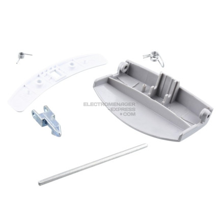 Kit de poignée de hublot argent pour lave-linge