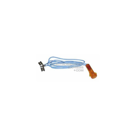 Lampe témoin orange avec fils