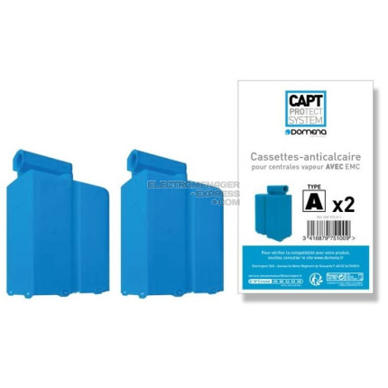 Lot de 2 cassettes anti-calcaire type A