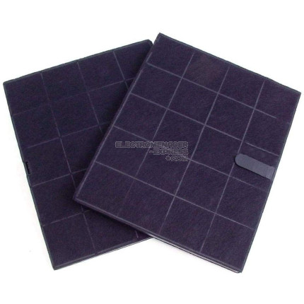 Lot de 2 filtres à charbon 235x190mm affcaf16 airforce