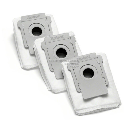 Lot de 3 sacs à poussière roomba i7 + irobot