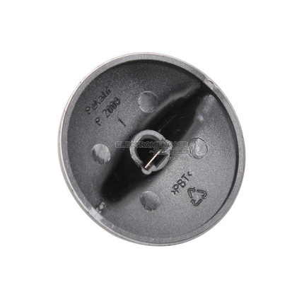 Manette de commande noire pour table de cuisson