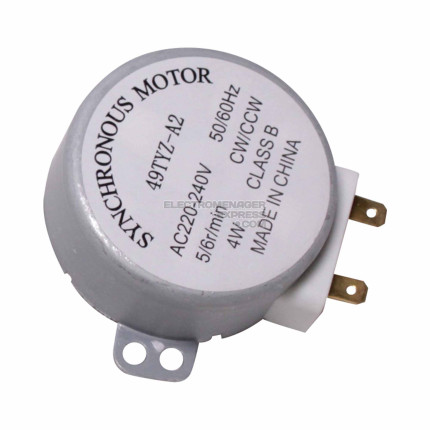 Moteur de plateau 220v axe=6mm h=17mm