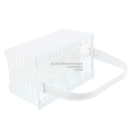 Panier à couverts blanc pour lave-vaisselle