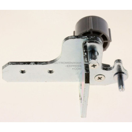 Pied réglable argenté de côté gauche avec pivot