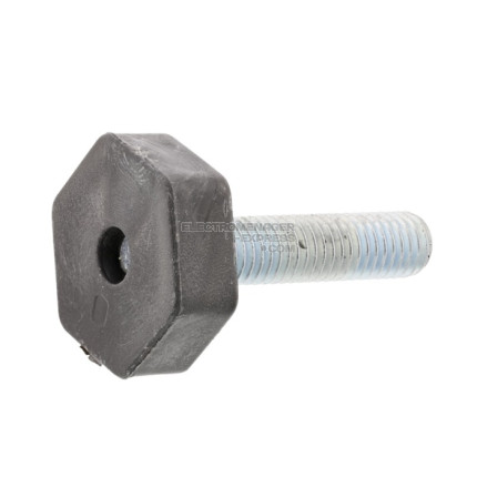 Pied réglable gris m8x35