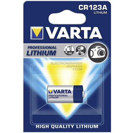 Pile cr123a lithium 3v 1500mah
