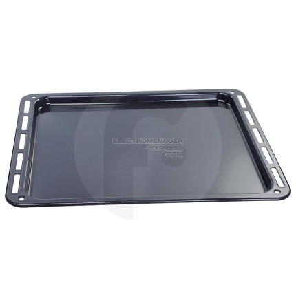 Plaque à pâtisserie émaillée gris