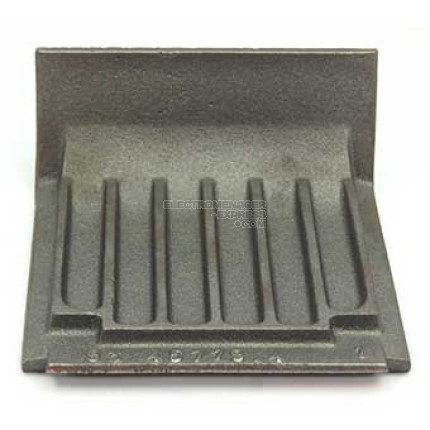 Plaque avant de foyer brute