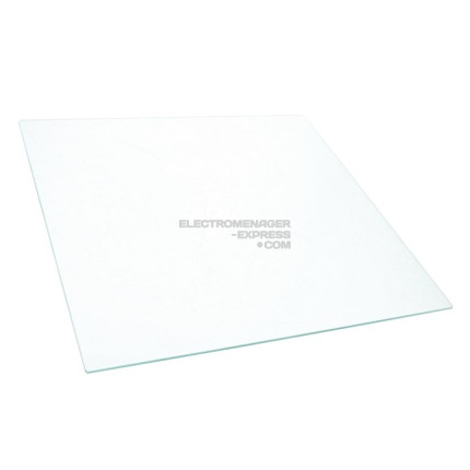 Plaque en verre 402x379x5mm