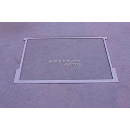 Plaque en verre avec encadrement
