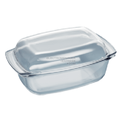 Plat à rotir en verre 5,1 l