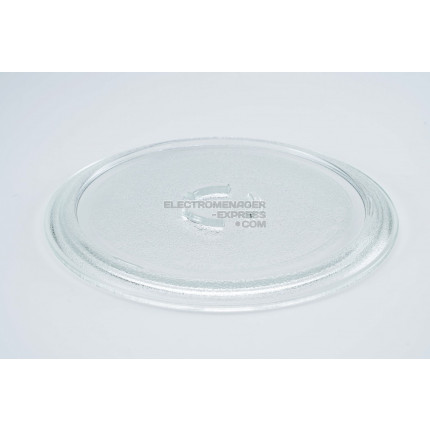 Plateau en verre d=28cm