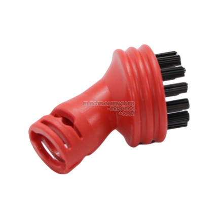 PO BROSSE RONDE PLASTIQUE, ROUGE HANDY