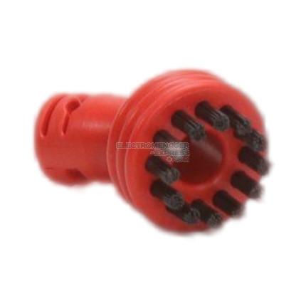 PO BROSSE RONDE PLASTIQUE, ROUGE HANDY