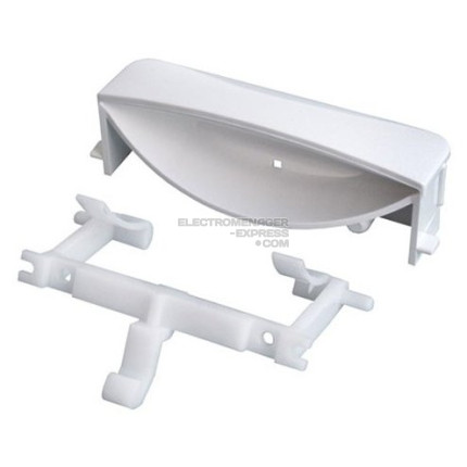 Poignée d'ouverture blanche