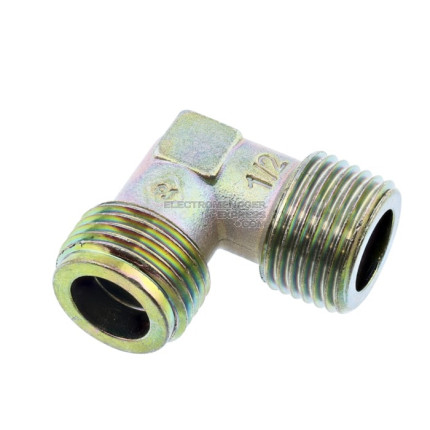 Raccord coudé pour table de cuisson au gaz