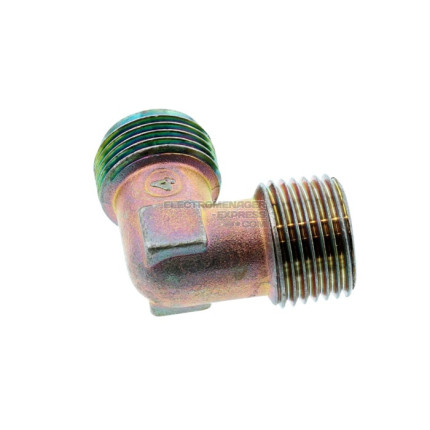Raccord coudé pour table de cuisson au gaz
