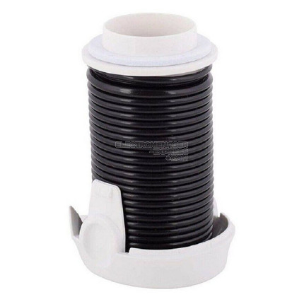 Raccord + flexible blanc