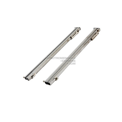 Rail télescopique pour four - Lot de 2