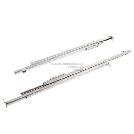 Rail télescopique pour four - Lot de 2