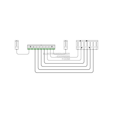 Rampe moteur pour lave-linge Electrolux 132522445